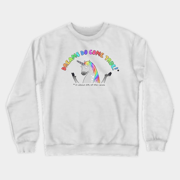 cynical unicorn Crewneck Sweatshirt by gh30rgh3